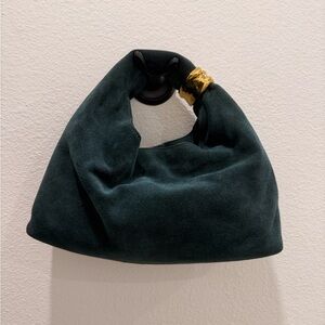 Madewell Elegant Forest Green Suede Women's Bag